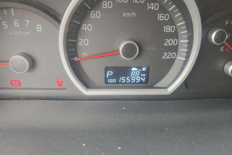 Used Kia Sportage 2013 2.0L Automatic Two-Wheel Drive GLS Trim Odometer Close Up