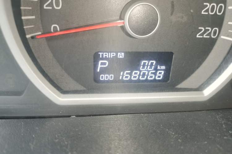 Used Kia Sportage 2013 2.0L Automatic Two-Wheel Drive GL Trim Odometer Close Up