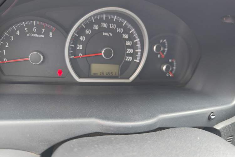 Used Kia Sportage 2013 2.0L Manual Two-Wheel Drive GLS Odometer Close Up