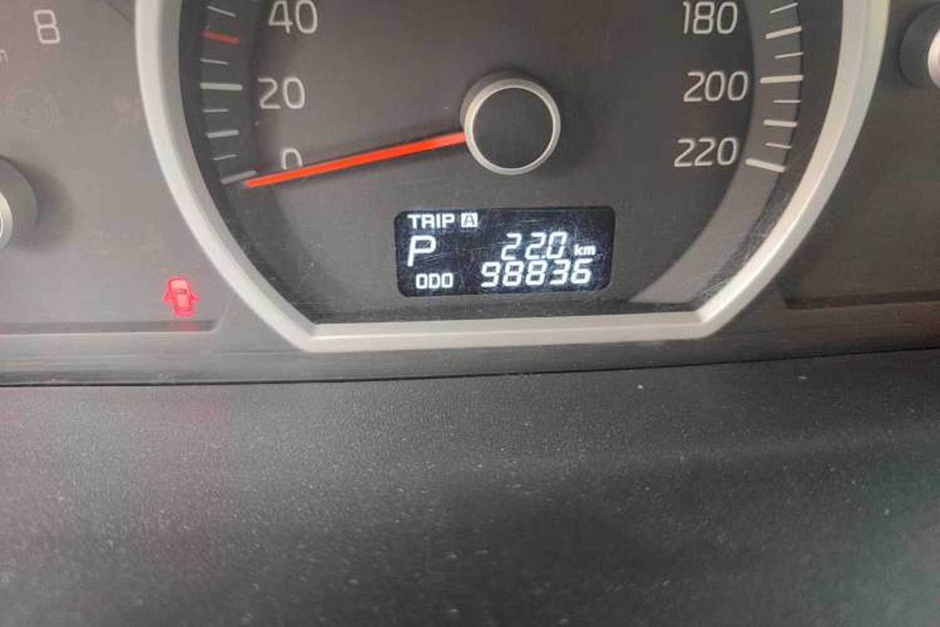 Used Kia Sportage 2013 2.0L Automatic Two-Wheel Drive GL Trim Odometer Close Up