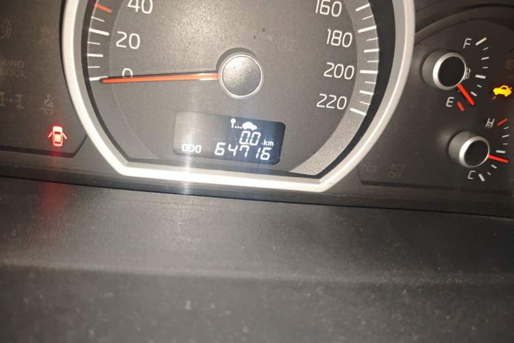 Used Kia Sportage 2013 2.0L Manual Two-Wheel Drive GLS Odometer Close Up