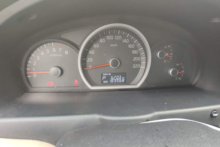 Used Kia Sportage 2013 2.0L Automatic Two-Wheel Drive GL Trim Odometer Close Up