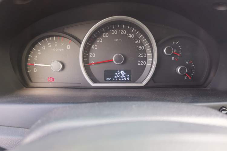 Used Kia Sportage 2013 2.0L Manual Two-Wheel Drive GLS Odometer Close Up