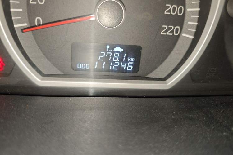 Used Kia Sportage 2013 2.0L Manual Two-Wheel Drive GLS Odometer Close Up
