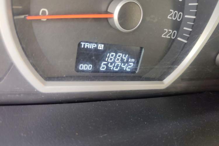 Used Kia Sportage 2013 2.0L Manual Two-Wheel Drive GL Trim Odometer Close Up