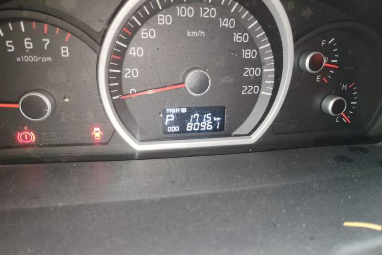 Used Kia Sportage 2013 2.0L Automatic Two-Wheel Drive GL Trim Odometer Close Up