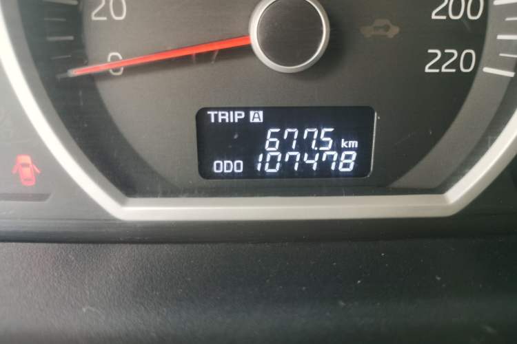 Used Kia Sportage 2013 2.0L Manual Two-Wheel Drive GL Trim Odometer Close Up