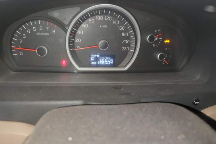 Used Kia Sportage 2013 2.0L Automatic Two-Wheel Drive GL Trim Odometer Close Up