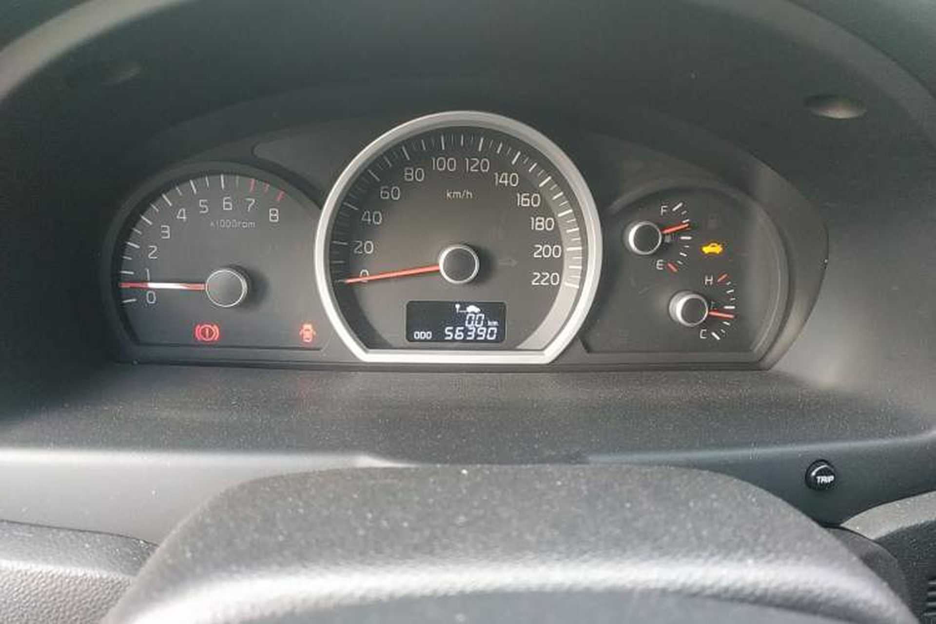 Used Kia Sportage 2013 2.0L Manual Two-Wheel Drive GLS Odometer Close Up