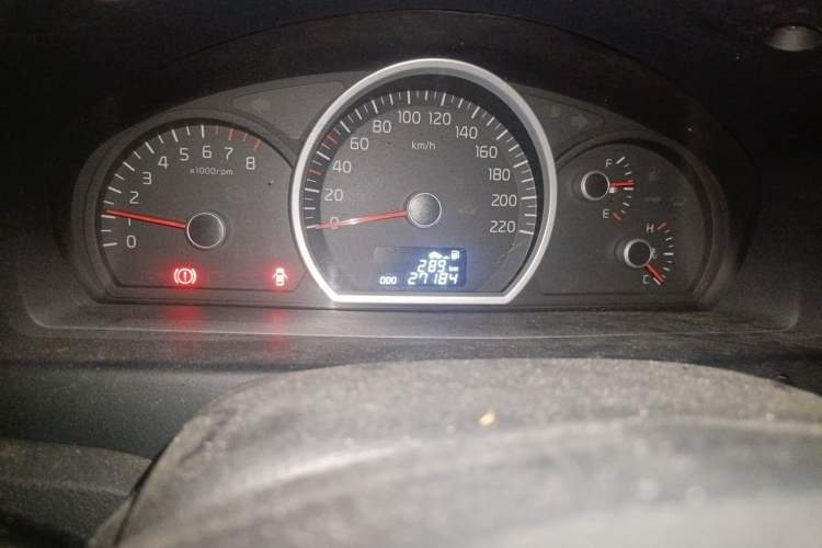 Used Kia Sportage 2013 2.0L Manual Two-Wheel Drive GLS Odometer Close Up