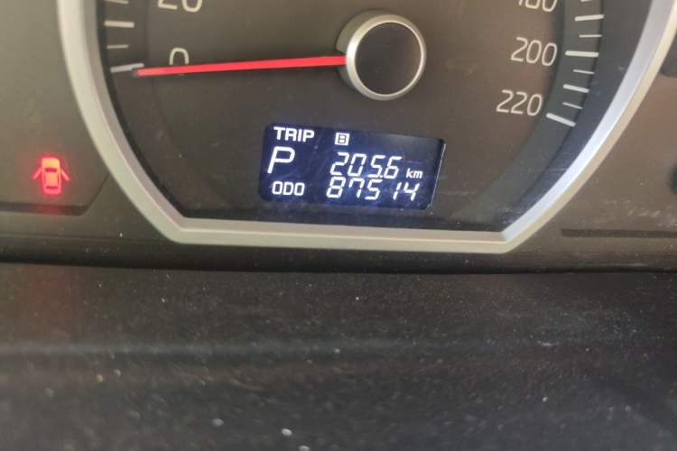 Used Kia Sportage 2013 2.0L Automatic Two-Wheel Drive GL Trim Odometer Close Up