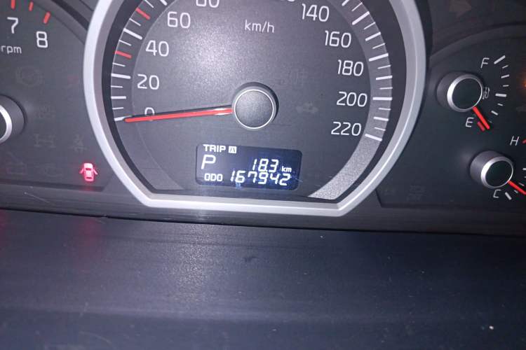 Used Kia Sportage 2013 2.0L Automatic Two-Wheel Drive GL Trim Odometer Close Up