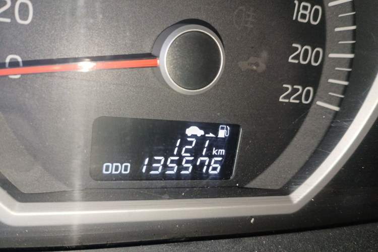 Used Kia Sportage 2013 2.0L Manual Two-Wheel Drive GLS Odometer Close Up