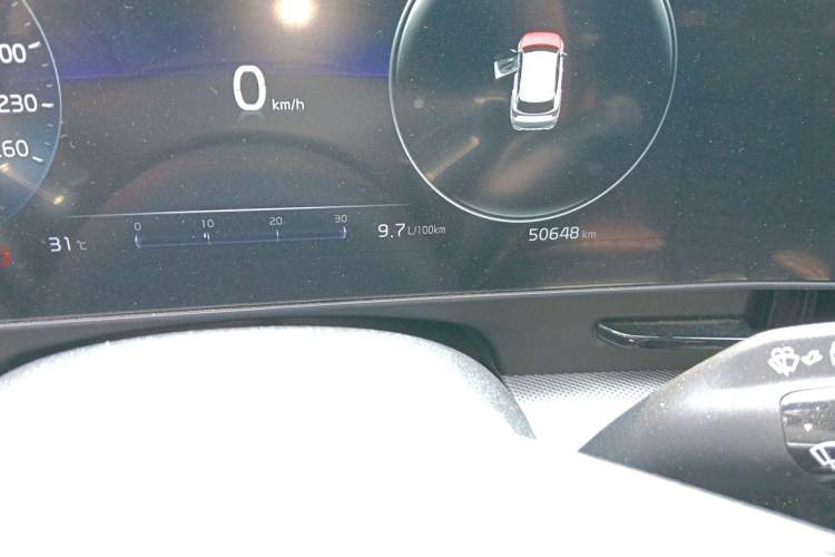 Used Kia Sportage (Chinese Domestic Model) 2023 2.0T Two-Wheel-Drive Prestige Edition Odometer Close Up