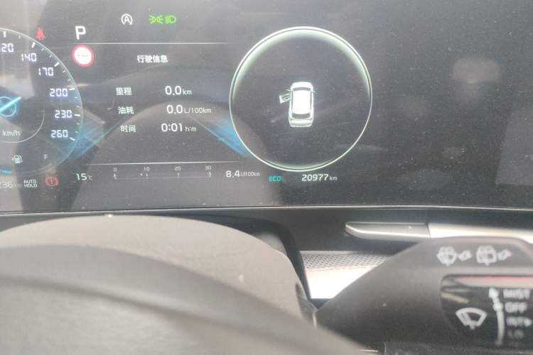 Used Kia Sportage (Chinese Domestic Model) 2023 1.5T Two-Wheel Drive Prestige Edition Odometer Close Up