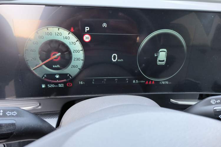 Used Kia Sportage (Chinese Domestic Model) 2023 1.5T Two-Wheel Drive Prestige Edition Odometer Close Up