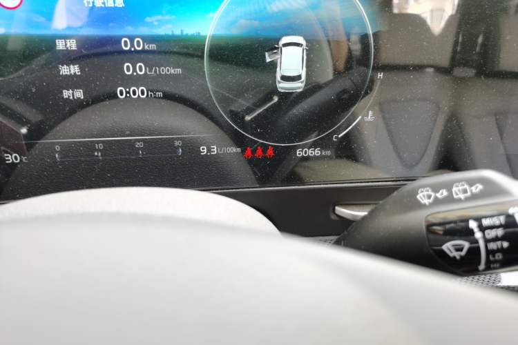 Used Kia Sportage (Chinese Domestic Model) 2023 1.5T Two-Wheel Drive Prestige Edition Odometer Close Up