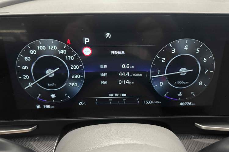 Used Kia Sportage (Chinese Domestic Model) 2023 1.5T Two-Wheel Drive Prestige Edition Odometer Close Up