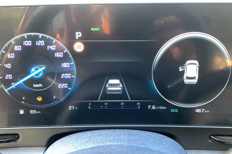 Used Kia Sportage (Chinese Domestic Model) 2023 2.0L HEV Two-Wheel Drive Flagship Edition Odometer Close Up