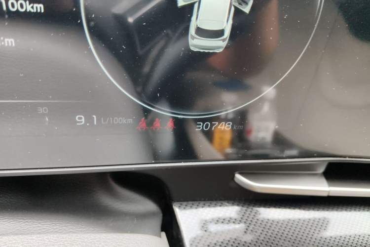 Used Kia Sportage (Chinese Domestic Model) 2023 1.5T Two-Wheel Drive Prestige Edition Odometer Close Up