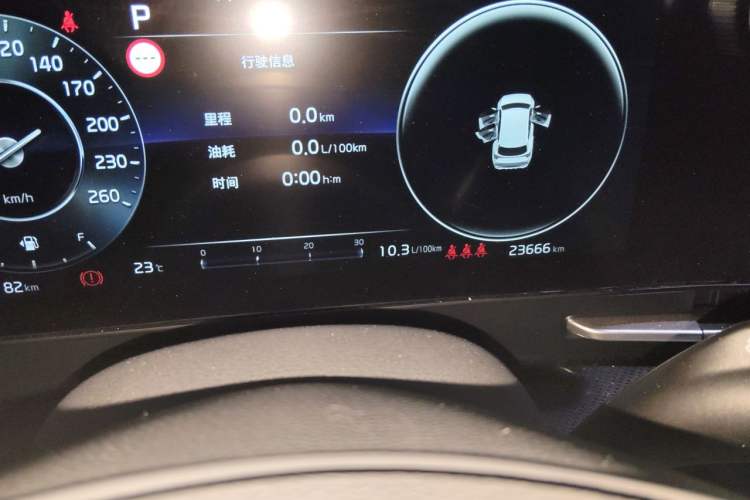 Used Kia Sportage (Chinese Domestic Model) 2023 1.5T Two-Wheel Drive Prestige Edition Odometer Close Up