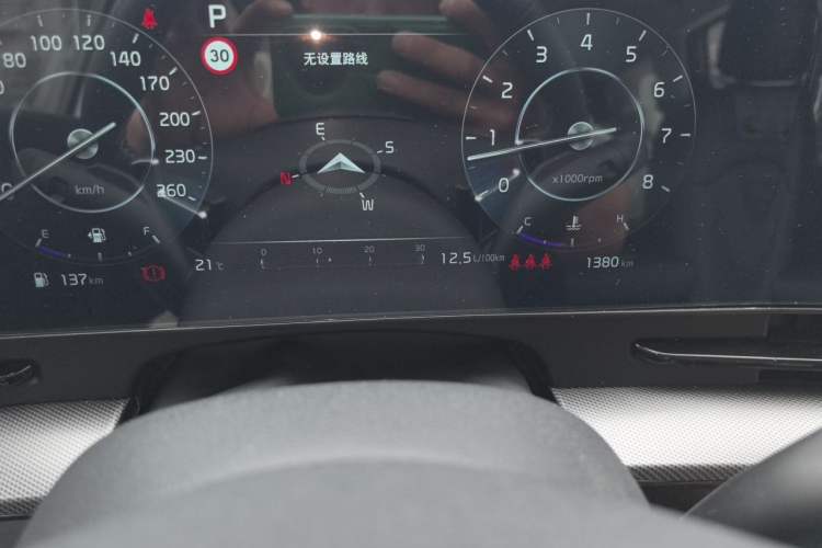Used Kia Sportage (Chinese Domestic Model) 2023 2.0T Two-Wheel-Drive Prestige Edition Odometer Close Up