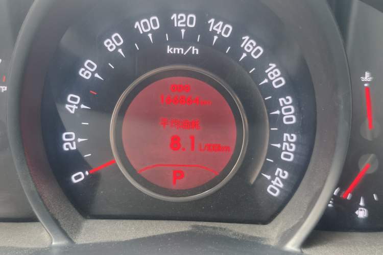 Used Kia Sportage R 2011 2.4L Automatic 4x4 Premium Edition Odometer Close Up