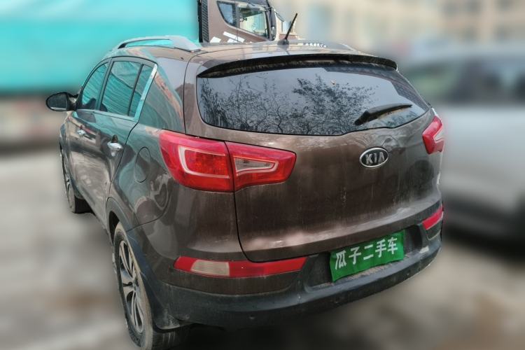 Used Kia Sportage R 2011 2.0L Automatic Two-Wheel Drive Premium Edition Rear Left 45 Deg