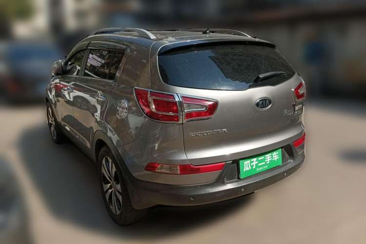 Used Kia Sportage R 2011 2.0L Automatic Two-Wheel Drive Premium Edition Rear Left 45 Deg