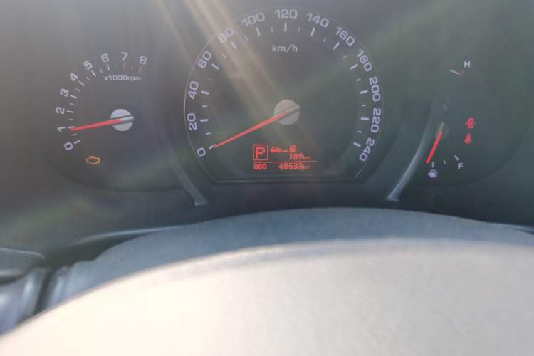 Used Kia Sportage R 2011 2.0L Automatic Two-Wheel Drive GL Odometer Close Up