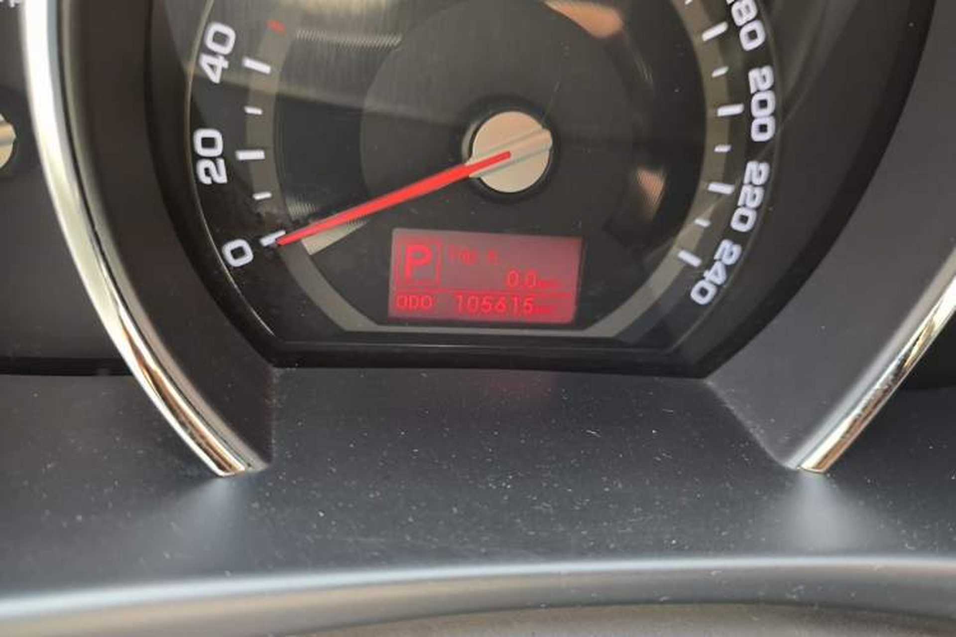Used Kia Sportage R 2012 2.0L Automatic Two-Wheel Drive GLS Odometer Close Up