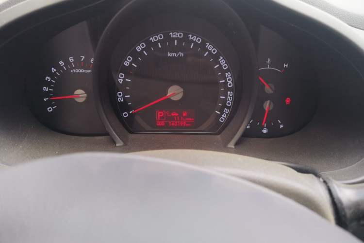 Used Kia Sportage R 2012 2.0L Automatic Two-Wheel Drive GL Trim Odometer Close Up