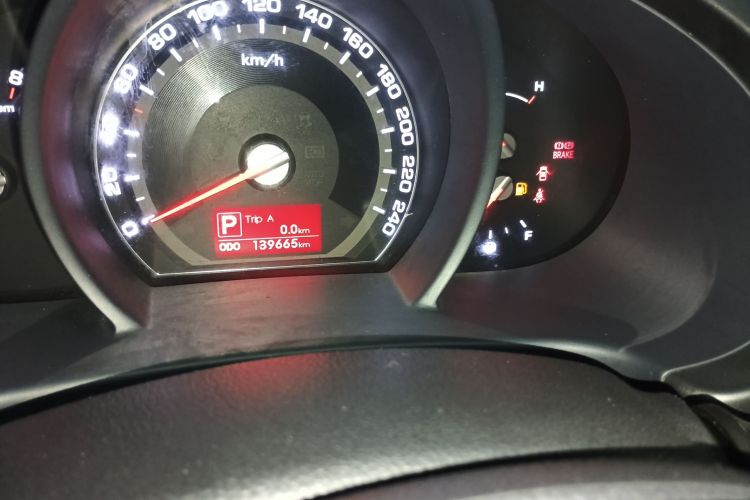 Used Kia Sportage R 2012 2.0L Automatic Two-Wheel Drive GL Trim Odometer Close Up