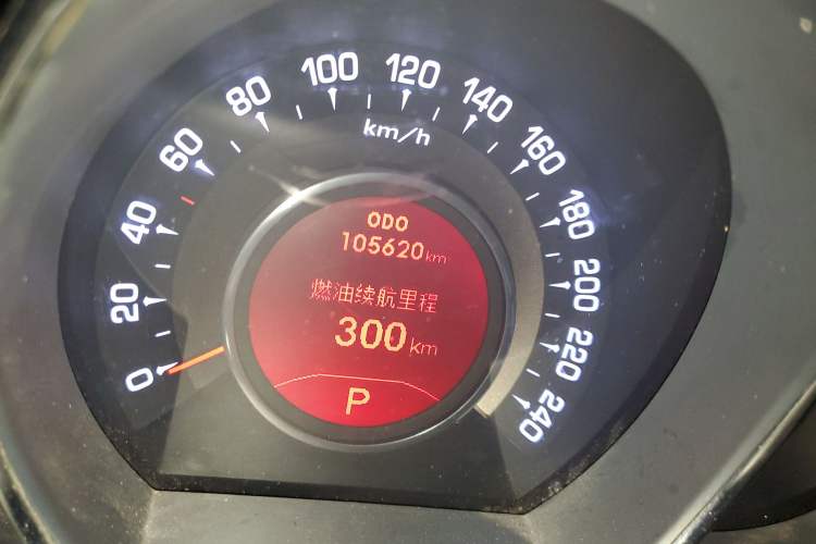 Used Kia Sportage R 2012 2.0L Automatic Two-Wheel Drive NAVI Odometer Close Up