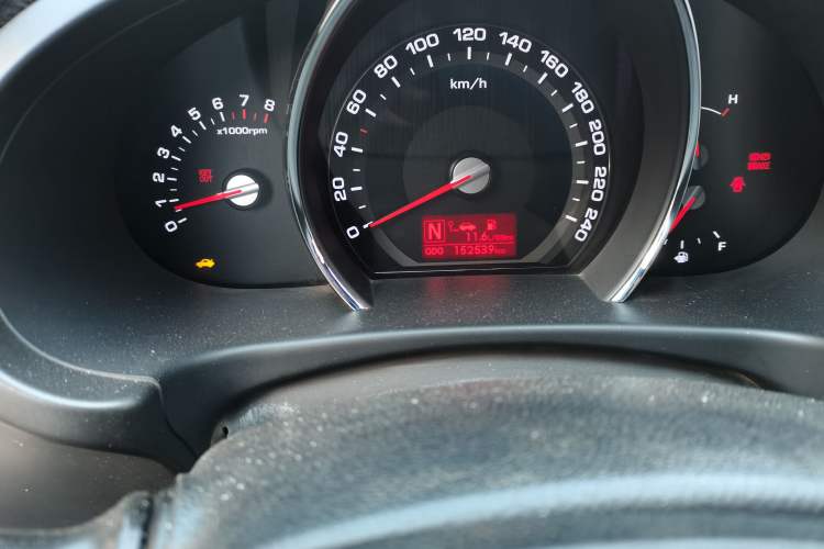 Used Kia Sportage R 2012 2.0L Automatic Two-Wheel Drive GLS Odometer Close Up