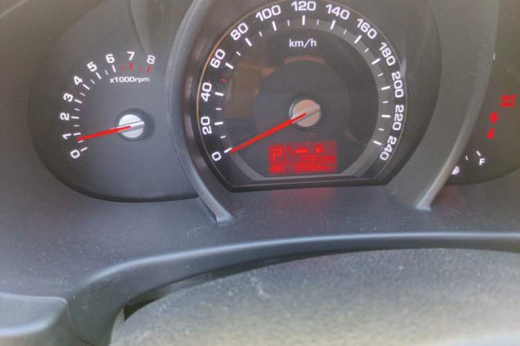 Used Kia Sportage R 2012 2.0L Automatic Two-Wheel Drive GL Trim Odometer Close Up