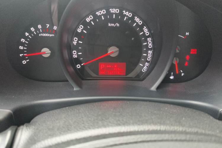Used Kia Sportage R 2012 2.0L Automatic Two-Wheel Drive GL Trim Odometer Close Up