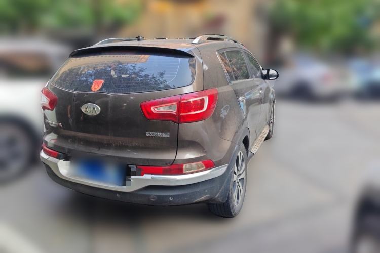 Used Kia Sportage R 2012 2.0L Automatic Two-Wheel Drive NAVI Rear Right 45 Deg