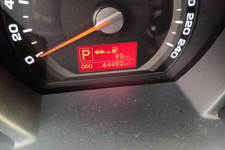 Used Kia Sportage R 2012 2.0L Automatic Two-Wheel Drive GL Trim Odometer Close Up