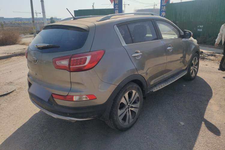 Used Kia Sportage R 2012 2.0L Automatic Two-Wheel Drive NAVI Rear Right 45 Deg