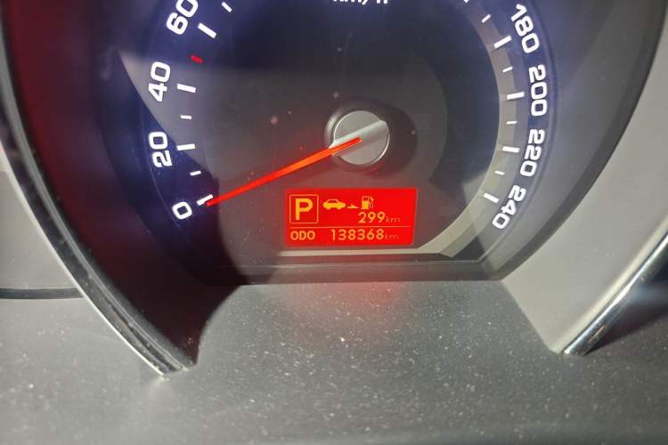 Used Kia Sportage R 2012 2.0L Automatic Two-Wheel Drive GLS Odometer Close Up