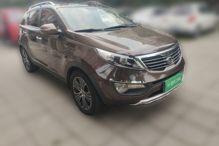 Used Kia Sportage R 2012 2.0L Automatic Two-Wheel Drive NAVI Front Right 45 Deg