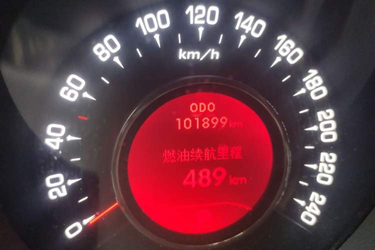 Used Kia Sportage R 2012 2.0L Automatic Two-Wheel Drive NAVI Odometer Close Up