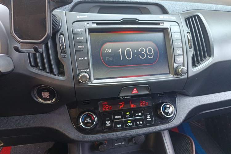 Used Kia Sportage R 2012 2.0L Automatic Two-Wheel Drive NAVI Audio And AC Panel