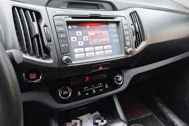 Used Kia Sportage R 2012 2.0L Automatic Two-Wheel Drive NAVI Audio And AC Panel