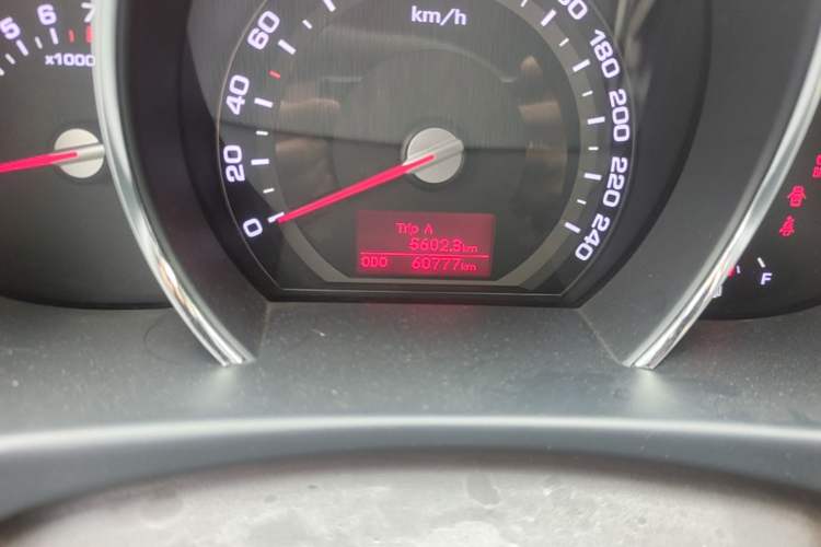 Used Kia Sportage R 2012 2.0L Manual Two-Wheel Drive GLS Odometer Close Up