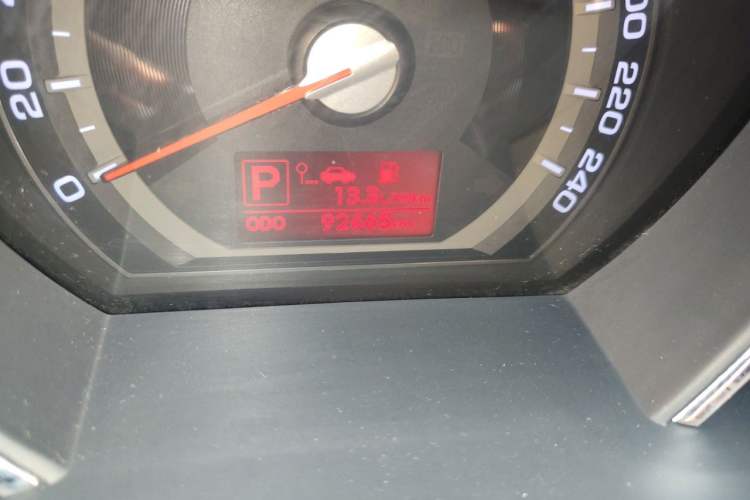 Used Kia Sportage R 2012 2.0L Automatic Two-Wheel Drive GLS Odometer Close Up