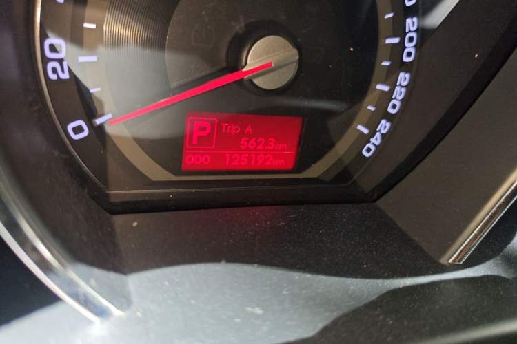 Used Kia Sportage R 2012 2.0L Automatic Two-Wheel Drive GLS Odometer Close Up