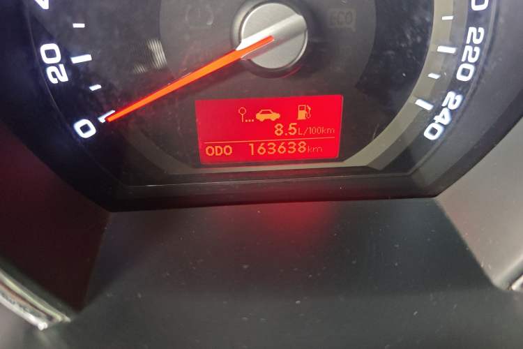 Used Kia Sportage R 2012 2.0L Manual Two-Wheel Drive GLS Odometer Close Up