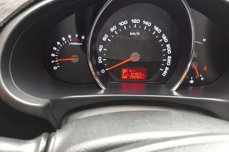 Used Kia Sportage R 2012 2.0L Automatic Two-Wheel Drive GLS Odometer Close Up